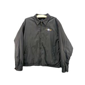 Mens Full Zip Jacket Indiana State Police Embroidered Logo SZ XL Black